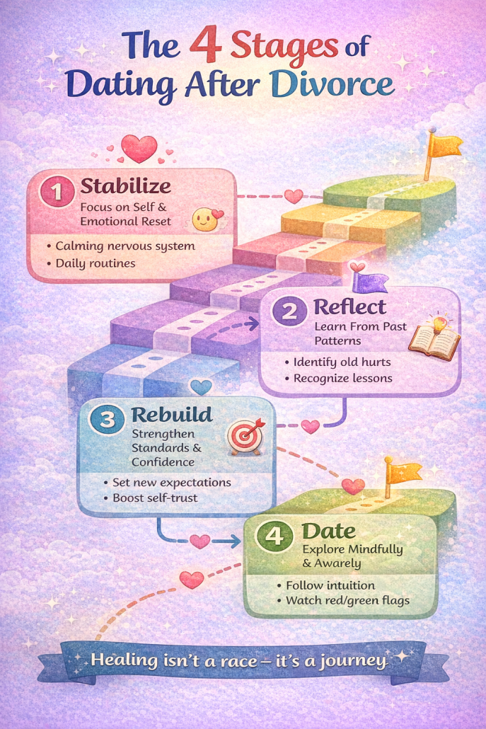 The 4 Stages of Dating After Divorce